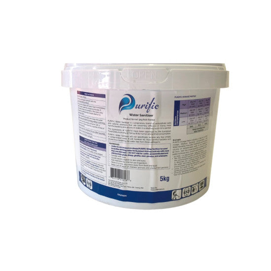 PURIFIC 5KG Bucket  (treats up to 300 000L depending on water quality)